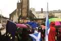 Inverness protesters mount demonstration against shutdown of Westminster parliament