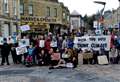 WATCH: Climate change protesters in Inverness High Street