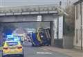 UPDATE: Driver escapes injury after lorry hits railway bridge in Inverness causing traffic and rail disruption