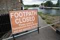 Weir upgrade closes section of Caledonian Canal towpath in Inverness