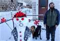 Black Isle hairy piper's snowman boosts Poppyscotland cause 