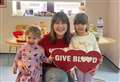 ‘Without blood donors my children wouldn’t have a mother, and my husband wouldn’t have a wife’ -Highland mum’s workmates give lifesaving blood donations