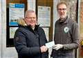 Golf club hand over donation to Nairn foodbank after Christmas advent raffle success