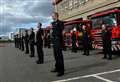 PICTURES: Inverness Fire Station colleagues hold minute of reflection to remember all those lost during the pandemic