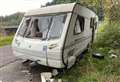 Highland councillor Duncan Macpherson hits out at owners of abandoned and vandalised caravan 