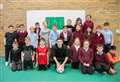 Buckie Thistle star meets local primary school pupils ahead of Celtic cup clash