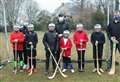 Former pupil donates shinty sticks as sport returns to school after 14 years