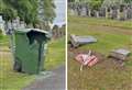 PICTURES: 'Disgraceful behaviour' as vandals target Inverness cemetery