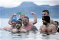 PICTURES: Cold water therapy for SSE staff braving Loch Ness dip with the Stoltmans