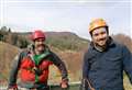 TV star Jack Whitehall drops into Highland zip-wire park