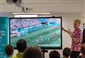 Children hear how maths can help Scotland win football matches