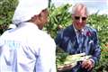 King picks farm produce during state visit to Kenya