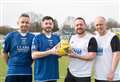 Charity football match between Highland News and Media and Police Scotland Moray