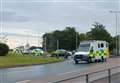 BREAKING: Police on the scene of car crash on the A9 at Longman Roundabout in Inverness