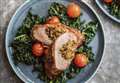 Recipe of the week: Ian Haste’s peach and sage-stuffed pork with garlic roasties