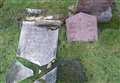 Gravestones broken at historic cemetery