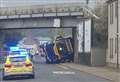 Lorry hits railway bridge in Inverness