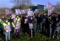 Strike action sees UHI support staff walk-out in Inverness