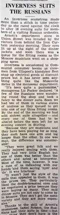Russians invade Inverness store in 1988