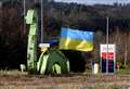 PICTURES: Nessie flies Ukrainian flag