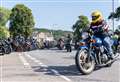 Bikers pay emotional farewell to Sam Beaven in Forres