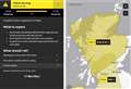 Met Office issues Yellow weather warning for the Highlands