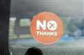 Council workers banned from putting Yes No stickers on their own cars 