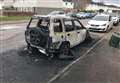 Car destroyed by fire in Inverness