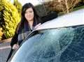 Lucky escape for woman after tree collapses onto car
