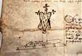 Rediscovered 1476 Highland document tells the story of how Scotland was formed – BUT what is this strange drawing on it? UFO or wind turbine? 