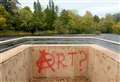 Graffiti appears on controversial new artwork The Gathering Place for the third time in just over a week