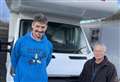 Doddie Aid Scotland to Rome cyclists led by Rob Wainwright boosted by Inverness motorhome firm