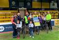 Nairn cyclists complete Ten Castles Challenge to fund football ground improvements