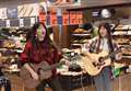Shoppers treated to gig from award winning Scottish star