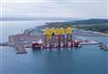Offshore wind turbine jackets arrive in Highlands