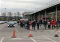 Shoppers flock to Inverness supermarket at 9am on Sunday morning