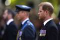 Queen’s grandchildren to hold vigil at her coffin with Duke of Sussex in uniform