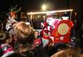 PICTURES: Santa arrives in his sleigh