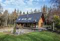 Inside this beautiful wooden Highland chalet that sits amidst acres of forestry in Inverness-shire 