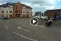 WATCH: Woman on mobility scooter tackles busy roundabout