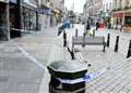 Fallen masonry restricts area of Inverness city centre