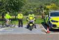 13 motorists were stopped by police working with an unmarked police cyclist in Drumnadrochit 