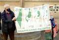 Vigil held at Inverness Town House to mark Nakba Day and highlight how council pension fund bankrolls weaponry used against civilians in Palestine