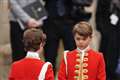 Prince George stars at coronation in first solo role at major ceremony