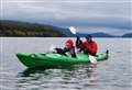 Steering clear of Nessie on Loch Ness kayak trip