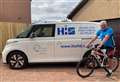Inverness delivery driver takes to his bike for cancer charity