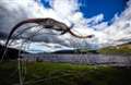 Loch Ness Monster sculpture goes on show at Dores Inn