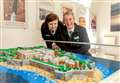 Lego model of Fort George on display