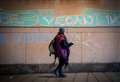 WATCH: Vegan activists graffiti the Eastgate underpass