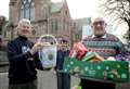 Christmas cheer delivered to vital Inverness food project by city company and amateur dramatics company 